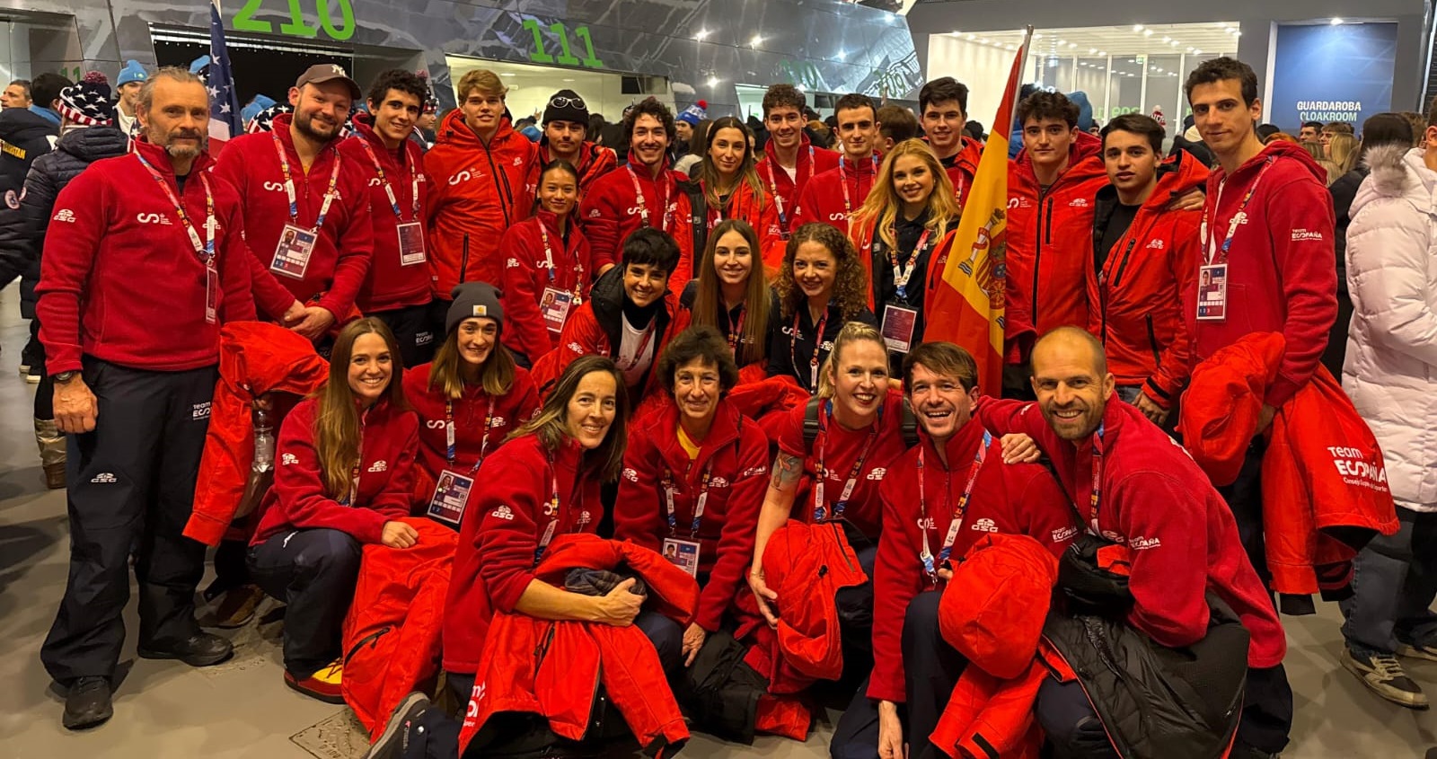 Imagen del equipo español en los Juegos Mundiales Universitarios de Invierno de Turín
