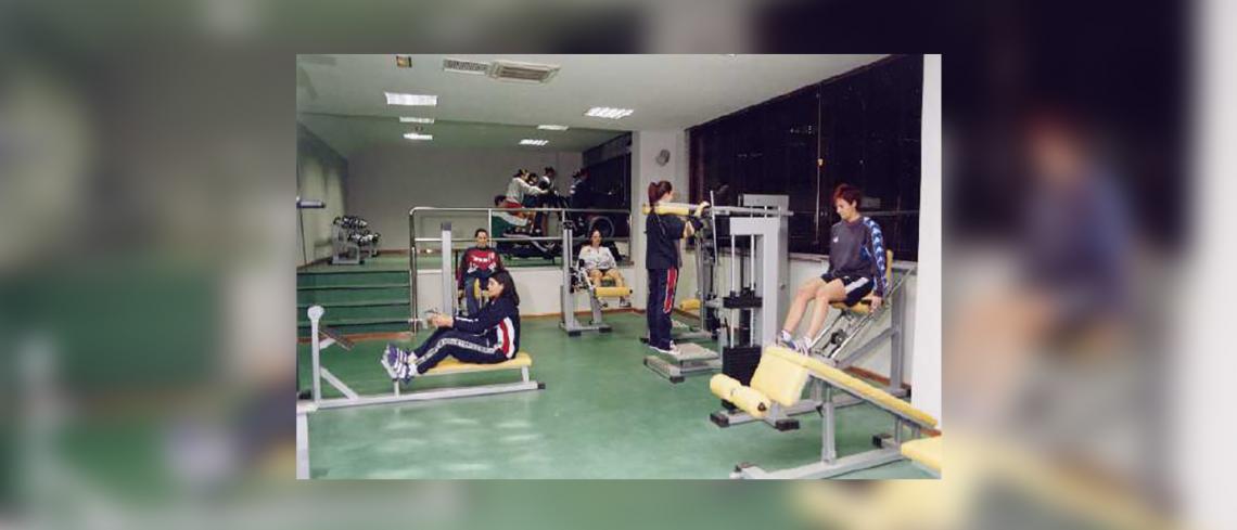 Sala de musculación Centro Especializado de Alto Rendimiento de Tiro Olímpico “Juan Carlos I”, Las Gabias, Granada (Andalucía)